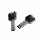 Key Shaped Usb Drives - CE ROHS FCC usb2.0 usb3.0 key shaped custom logo LED light flash drive LWU1171