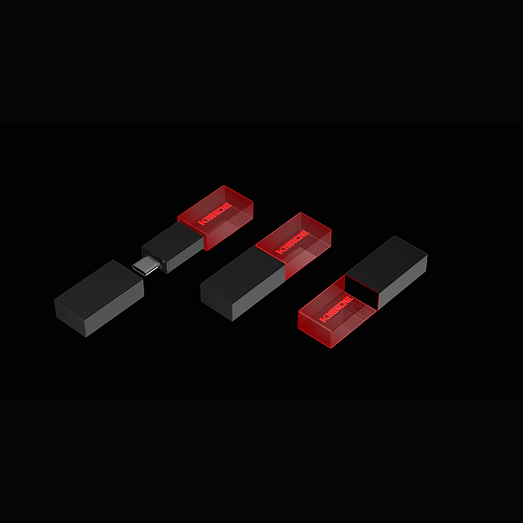 New type c crystal usb drive from Leadway LWU006