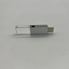 Crystal and Acrylic Usb Drives -  New usb c swivel crystal usb drive 128g 256g 512g 1tb LWU007