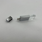 Private Moulds - 2023 latest New private mould type c crystal usb drive from Leadway LWU008