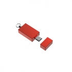 Private Moulds - 2023 LEADWAY latest private mould New type c simple metal usb drive LWU009