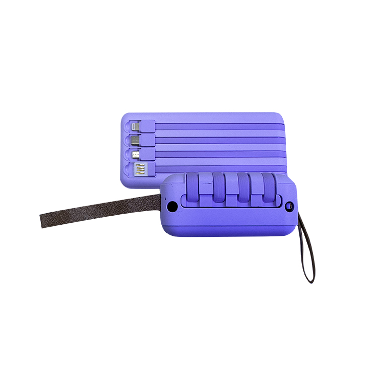 removeable 4 in 1 cable digital display 20000mah power bank with lanyard Y155