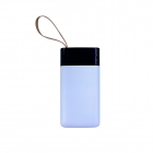 Plastic Power Bank - New arrival built in 3 in 1 cable phone holder 10000mah power bank with lanyard Y128