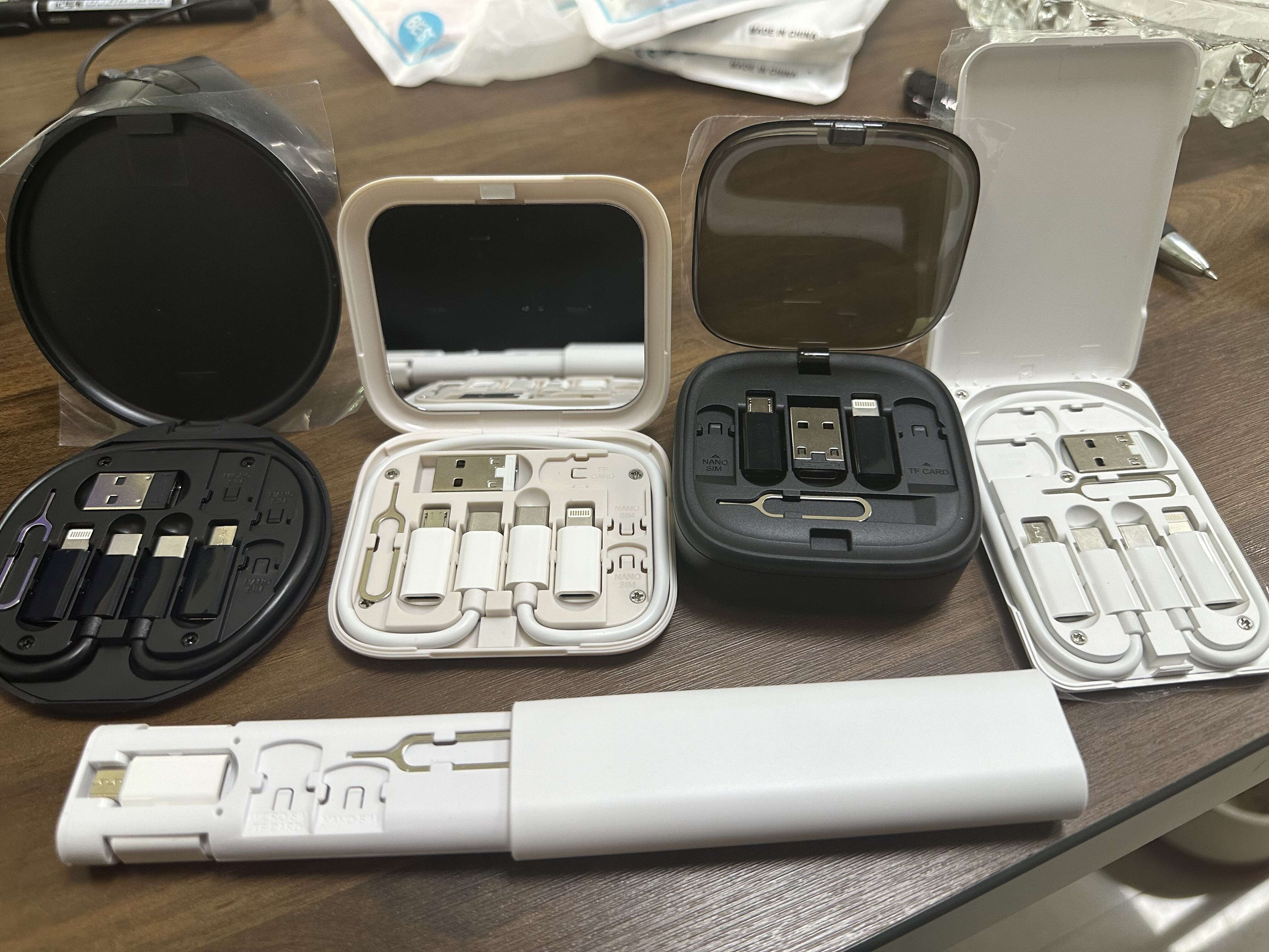 An 8in1 charger cable storage box, you deserve it