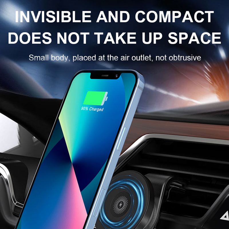 2024 super cheaptest Magnetic 15W car wireless charger L-C13