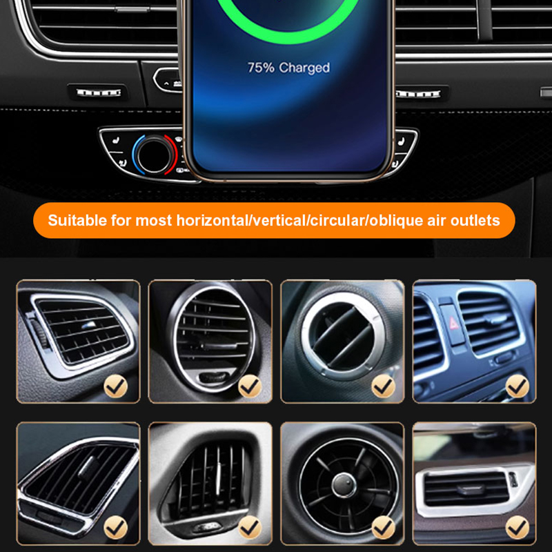 2024 new 15W car magnetic wireless charger L-C17
