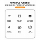 Wireless Charger - 2024 New Clock Alarm Clock Temperature Display Wireless Charging L-SZ-01