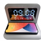 Wireless Charger - 2024 New Clock Alarm Clock Temperature Display Desktop Wireless Charging L-SZ-02