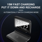Wireless Charger - 2024 New Clock Alarm Clock Temperature Display Desktop Wireless Charging L-SZ-02