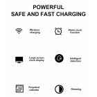 Wireless Charger - 2024 New Clock Alarm Clock Temperature Display Desktop Wireless Charging L-SZ-02