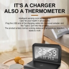 Wireless Charger - 2024 New Clock Alarm Clock Temperature Display Desktop Wireless Charging L-SZ-02