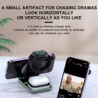 Wireless Charger - 2024 New PUNK STYLE 3 IN 1 MAGNETIC WIRELESS CHARGER WITH LED LIGHT LWS-010