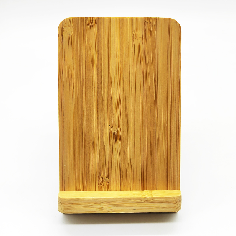 2024 super hot eco-friendly Bamboo phone holder pen container Wireless Charger LWS-1008