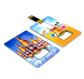 Credit card & bottle opener usb LWU1008
