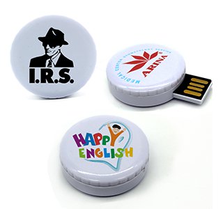 Bottle cap shaped twister usb LWU1009