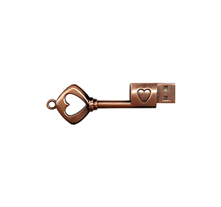 Key shaped 16gb usb flash drive LWU1136