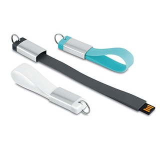 Hottest silicone wristband usb drive with keyring LWU503