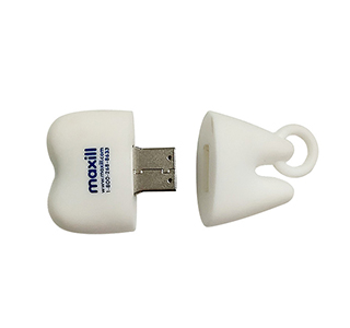PVC tooth shaped custom thumb drives LWU509