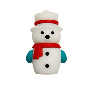 snowman pvc customized pendrive LWU537