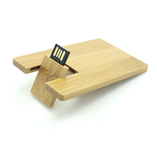 Credit card wood usb LWU552
