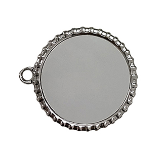 Round metal photo flash drive LWU698