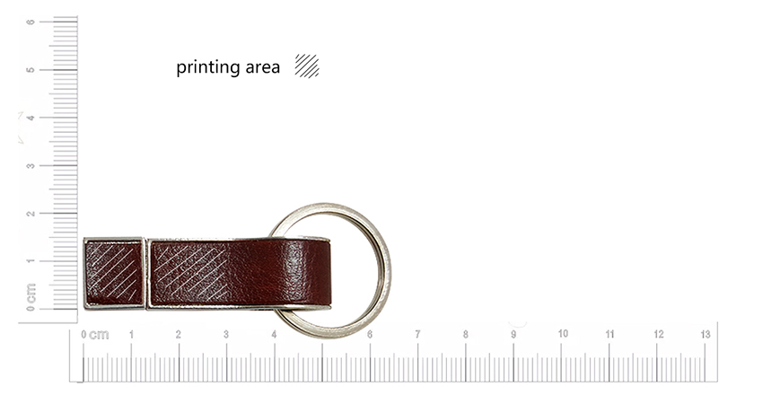 keyring leather usb pen drive LWU821