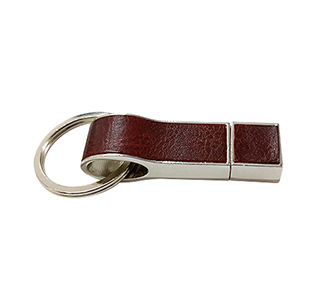 keyring leather usb pen drive LWU821