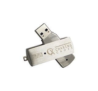 twister style metal 8gb usb LWU847